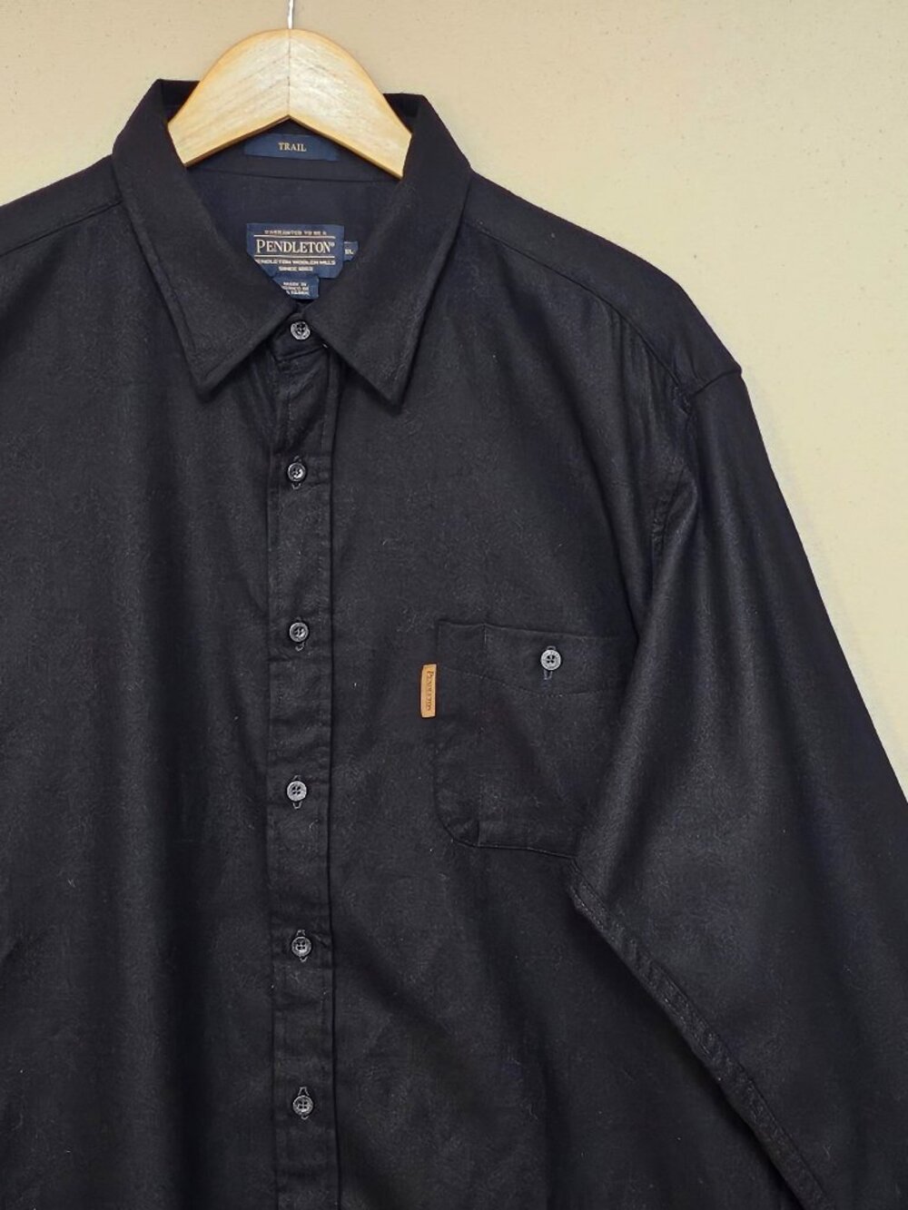 Pendleton Elbow-Patch Trail Wool Shirt XL